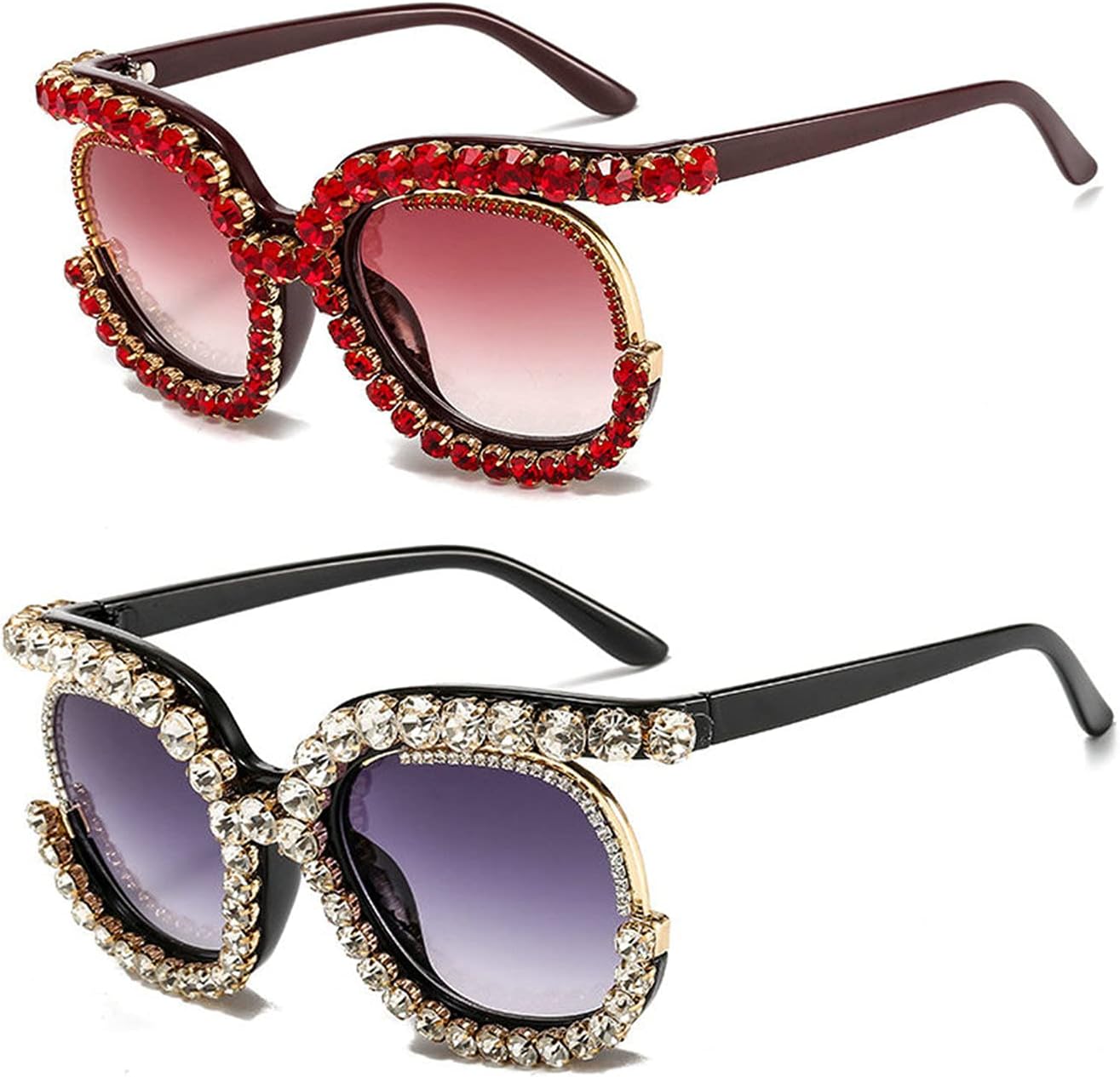Солнцезащитные очки Willochra Style круглые женские 2021 Винтажные очки для женщин Роскошные солнцезащитные очки большого размера с бриллиантами для мужчин Ретро-очки, 2pack-black White&red
Солнцезащитные очки Willochra Style круглые женские 2021 Винтажные очки для женщин Роскошные солнцезащитные очки большого размера с бриллиантами для мужчин Ретро-очки, 2pack-black White&red