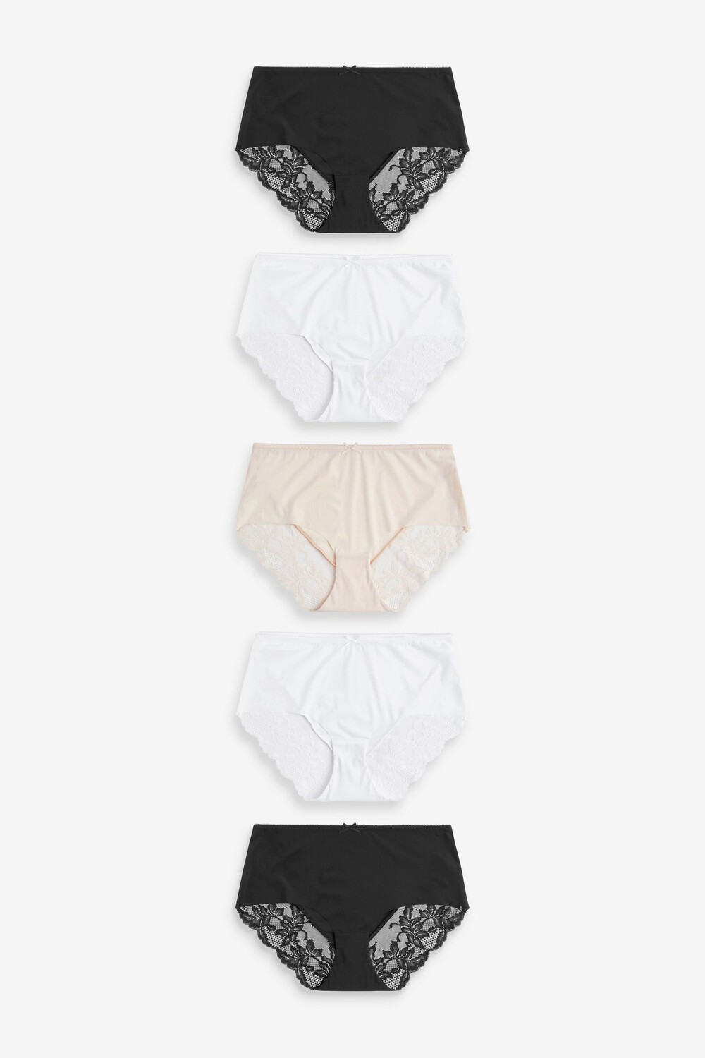 Пять пар бесшовных трусиков из бразильского кружева Next, черный
Пять пар бесшовных трусиков из бразильского кружева Next, черный