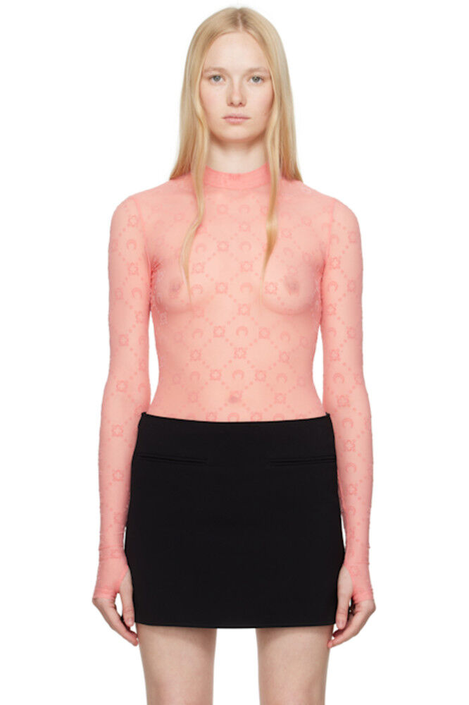 Эксклюзивная розовая футболка Moonogram Flock Second Skin от SSENSE Marine Serre
Эксклюзивная розовая футболка Moonogram Flock Second Skin от SSENSE Marine Serre