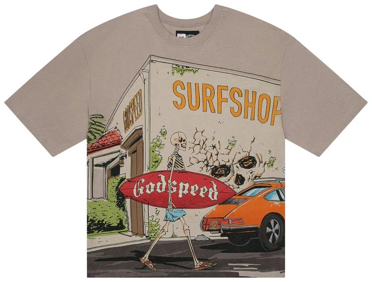 Футболка Godspeed Surf Shop, серый цвет
Футболка Godspeed Surf Shop, серый цвет