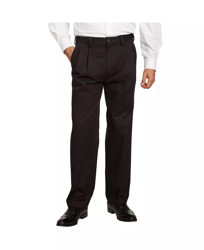 Брюки классического кроя Big & Tall с защитой от складок, передними складками и регулируемой талией KingSize, черный
Брюки классического кроя Big & Tall с защитой от складок, передними складками и регулируемой талией KingSize, черный