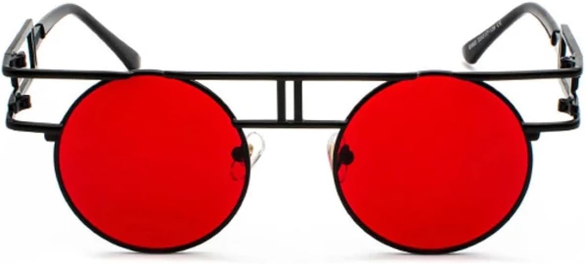 Круглые солнцезащитные очки из сплава для женщин и мужчин, модные, с большими зеркальными оправами, в стиле стимпанк, с защитой от УФ-излучения UV400 TKKTLLT, C21black-red
Круглые солнцезащитные очки из сплава для женщин и мужчин, модные, с большими зеркальными оправами, в стиле стимпанк, с защитой от УФ-излучения UV400 TKKTLLT, C21black-red