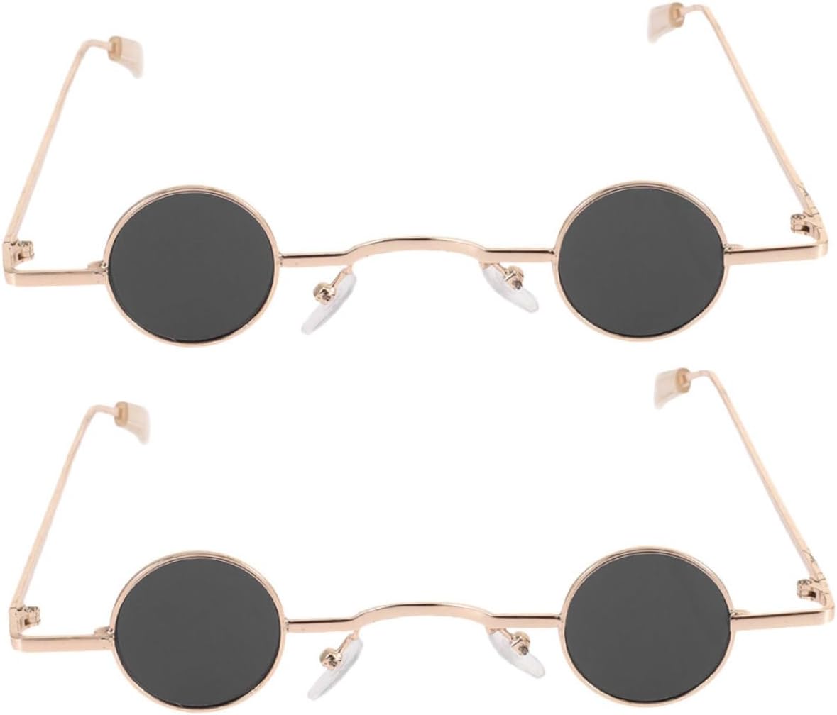 2 пары ретро-солнцезащитных очков круглой формы для женщин, винтажные модные оттенки для отдыха, фестивалей, вечеринок, легкие и эффективные солнцезащитные очки CATIEBYE, Golden
2 пары ретро-солнцезащитных очков круглой формы для женщин, винтажные модные оттенки для отдыха, фестивалей, вечеринок, легкие и эффективные солнцезащитные очки CATIEBYE, Golden