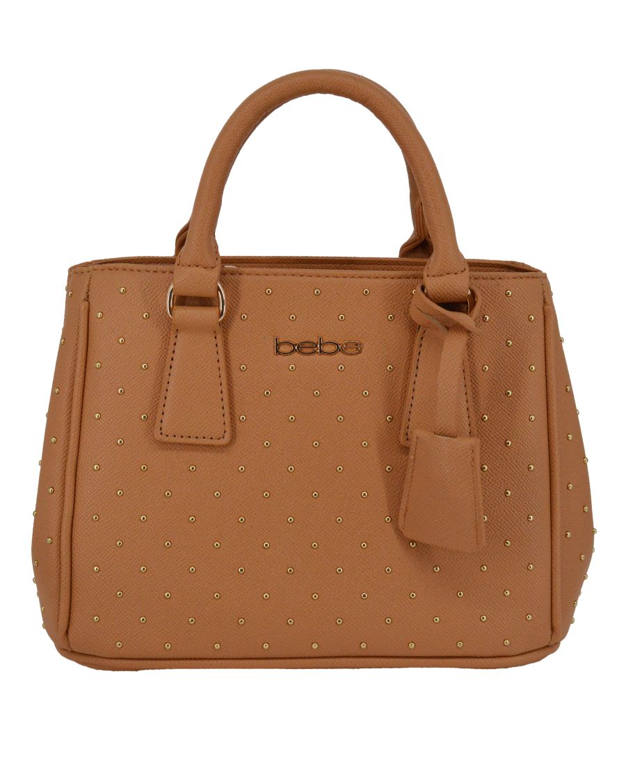 Женская маленькая сумка-саквояж Sagan с заклепками Bebe, Camel
Женская маленькая сумка-саквояж Sagan с заклепками Bebe, Camel