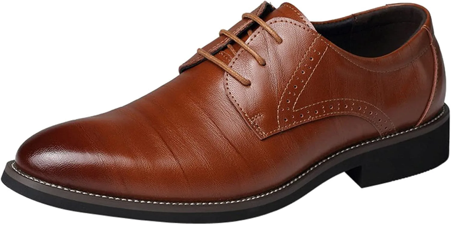 ZHOUYF Мужская обувь Oxford Fashion Classic Шнуровка Ретро-кожаные туфли с заостренным носком Повседневная обувь для уличного отдыха Официальная обувь Дышащие противоскользящие свадебные туфли для мужчин, желтый
ZHOUYF Мужская обувь Oxford Fashion Classic Шнуровка Ретро-кожаные туфли с заостренным носком Повседневная обувь для уличного отдыха Официальная обувь Дышащие противоскользящие свадебные туфли для мужчин, желтый