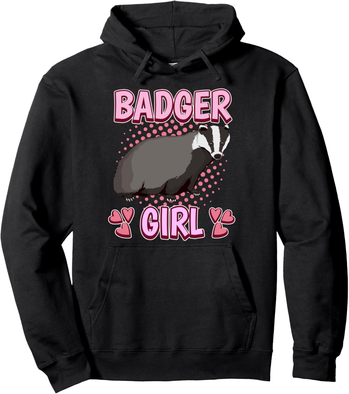 Худи Badger Girl Badger Funny Badger Stuff, черный
Худи Badger Girl Badger Funny Badger Stuff, черный