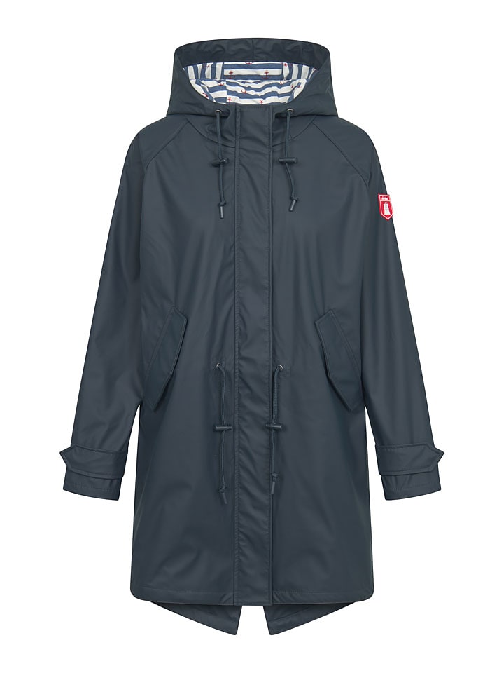 Куртка-дождевик темно-синего цвета Derbe
Куртка-дождевик темно-синего цвета Derbe