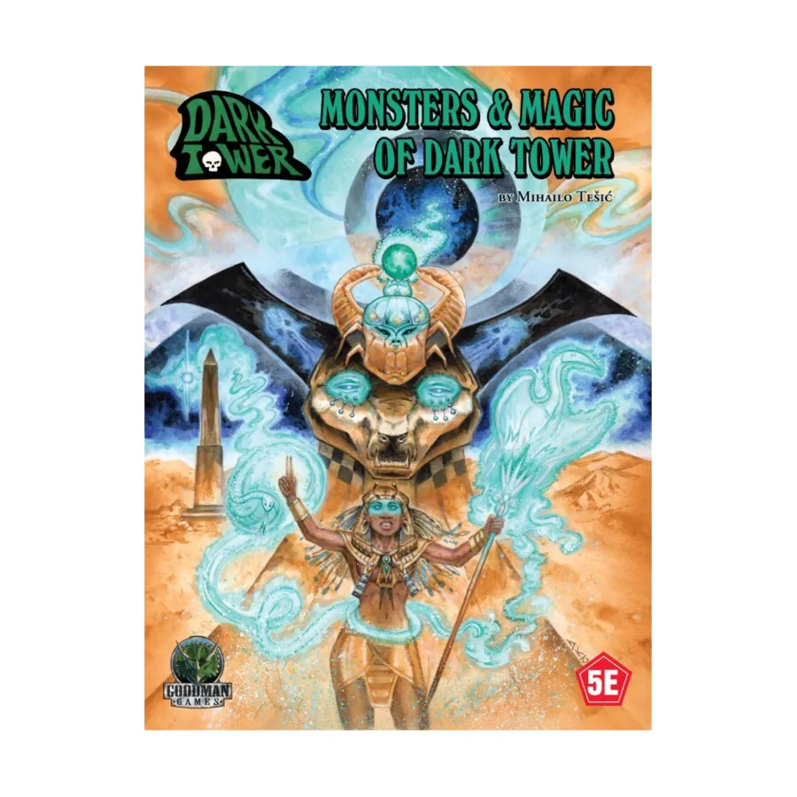 Monsters & Magic of Dark Tower (5e), Fifth Edition Fantasy (Goodman Games), мягкая обложка
Monsters & Magic of Dark Tower (5e), Fifth Edition Fantasy (Goodman Games), мягкая обложка