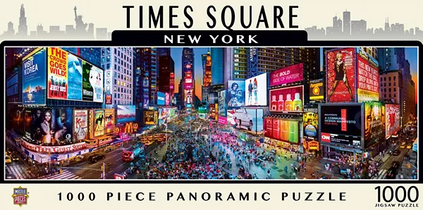 Шедевры Таймс-сквер, панорамный пазл из 1000 деталей Masterpieces Puzzles, multicolor
Шедевры Таймс-сквер, панорамный пазл из 1000 деталей Masterpieces Puzzles, multicolor