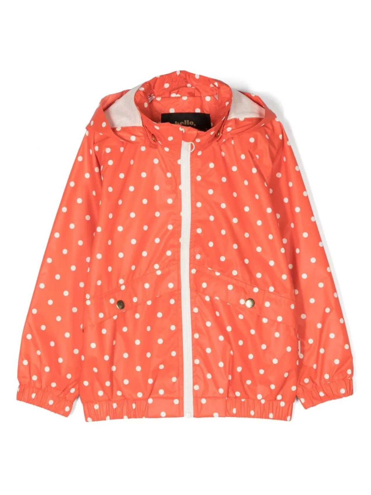 Mini Rodini куртка с капюшоном и принтом, оранжевый
Mini Rodini куртка с капюшоном и принтом, оранжевый