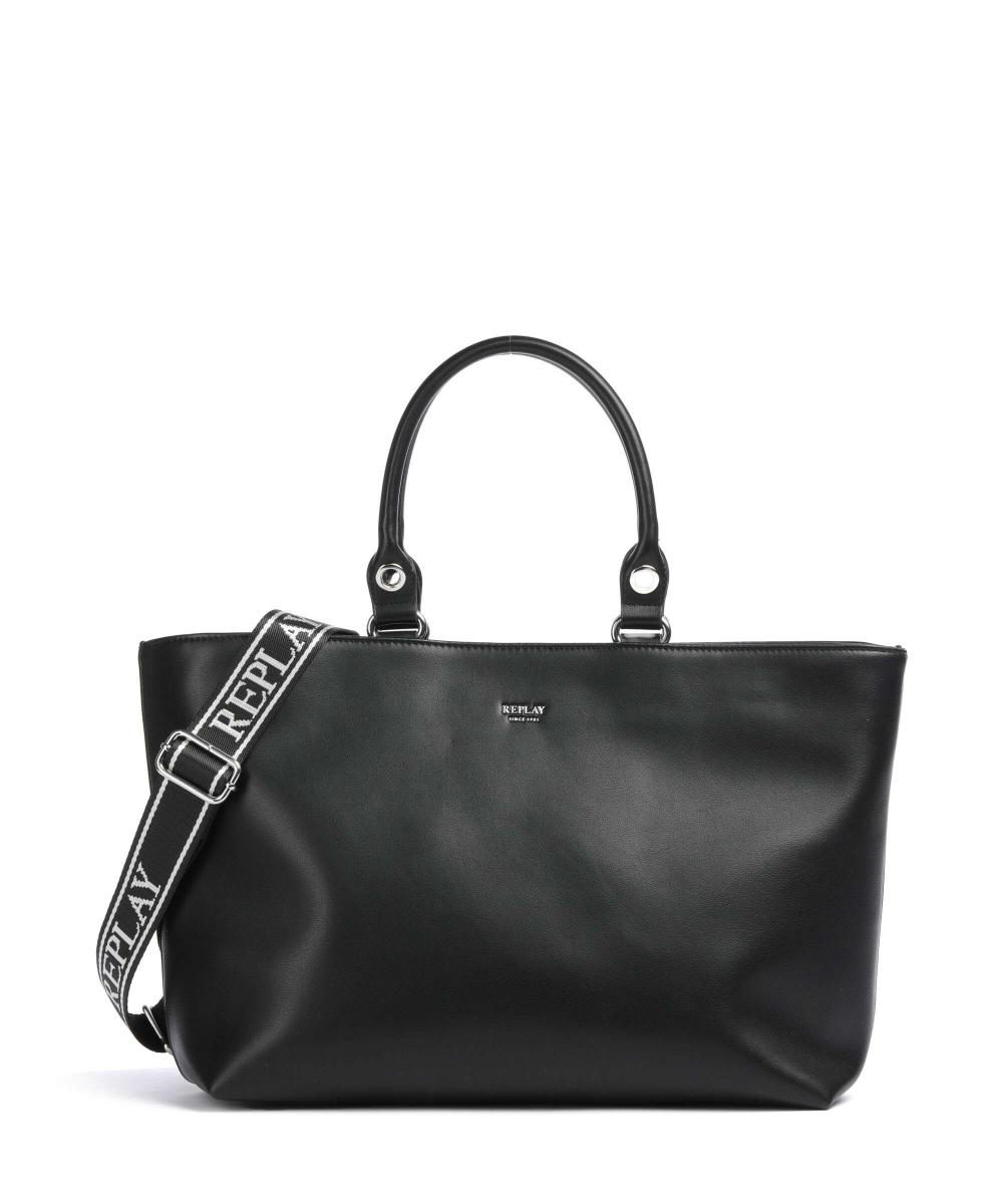 Сумка-Шоппер из искусственной кожи Replay, черный
Сумка-Шоппер из искусственной кожи Replay, черный