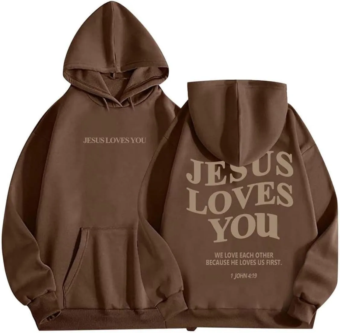 Толстовка Jesus Loves You с капюшоном Faith Over Fear MARLLCO
Толстовка Jesus Loves You с капюшоном Faith Over Fear MARLLCO