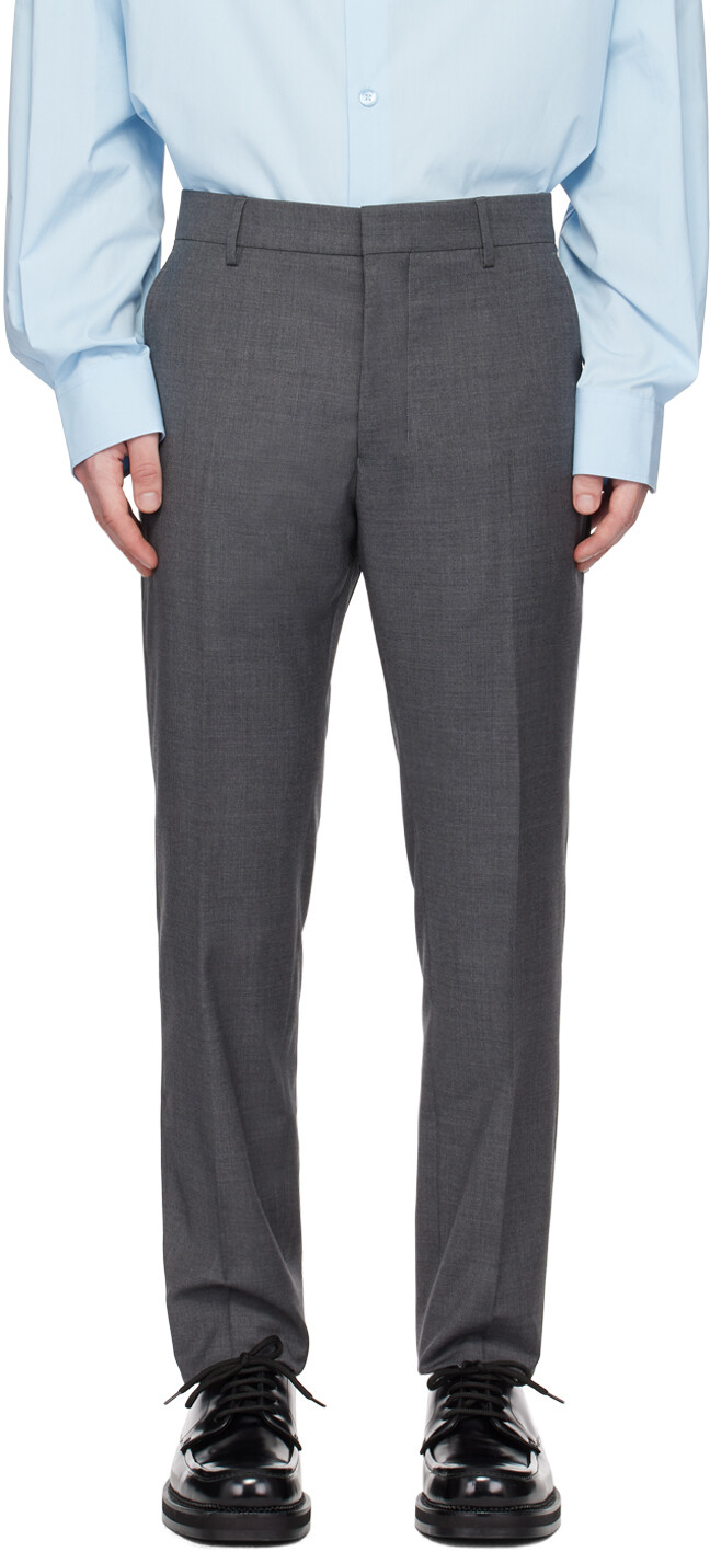 AMI Alexandre Mattiussi Серые брюки прямого кроя, Серый, AMI Alexandre Mattiussi Серые брюки прямого кроя
AMI Alexandre Mattiussi Серые брюки прямого кроя, Серый, AMI Alexandre Mattiussi Серые брюки прямого кроя