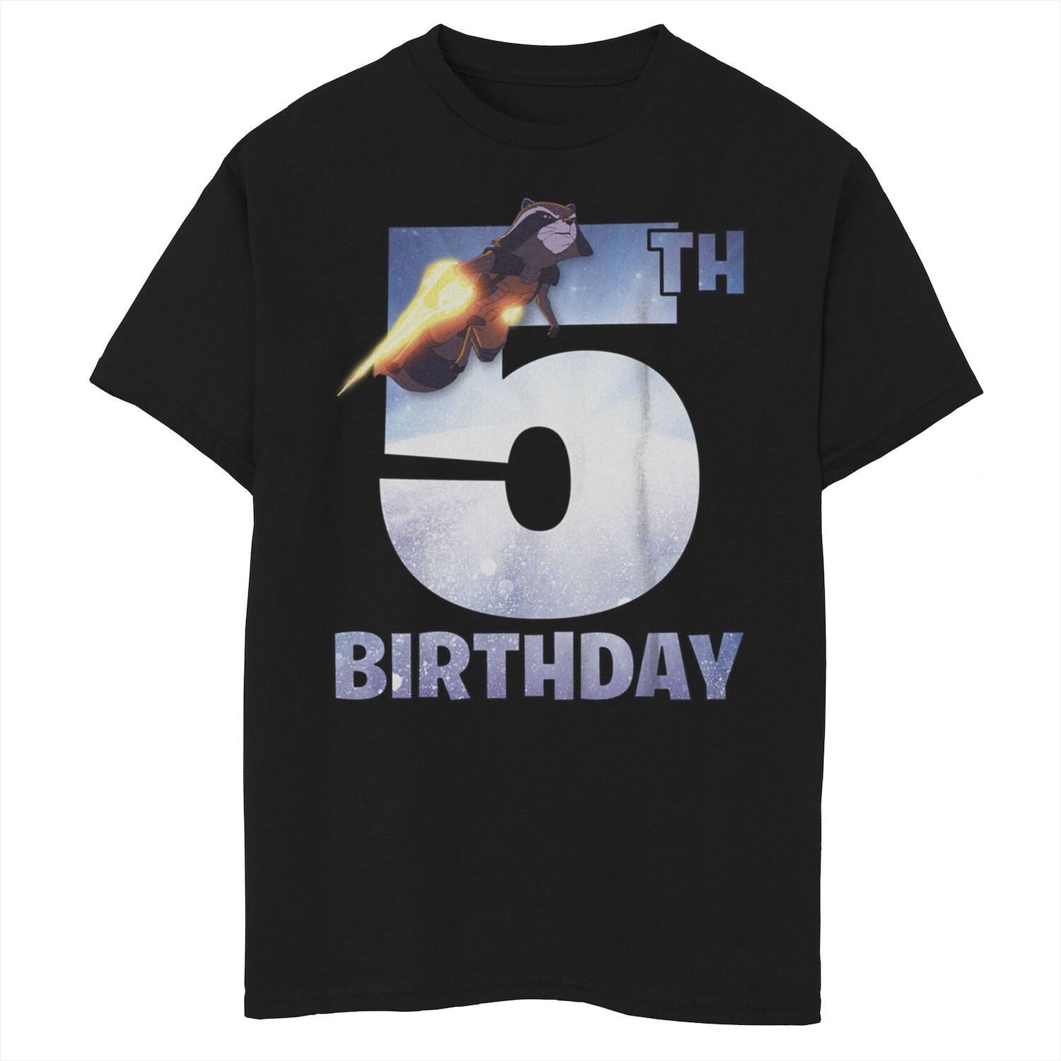 Футболка с рисунком Marvel GOTG Rocket Raccoon для мальчиков 8–20 лет на 5-й день рождения Marvel, черный
Футболка с рисунком Marvel GOTG Rocket Raccoon для мальчиков 8–20 лет на 5-й день рождения Marvel, черный