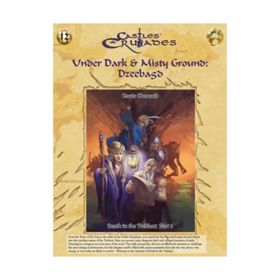 Модуль Death in the Treklant #2 - Dzeebagd, Under Dark & Misty Ground, Castles & Crusades - Modules & Adventures (Troll Lord Games)
Модуль Death in the Treklant #2 - Dzeebagd, Under Dark & Misty Ground, Castles & Crusades - Modules & Adventures (Troll Lord Games)