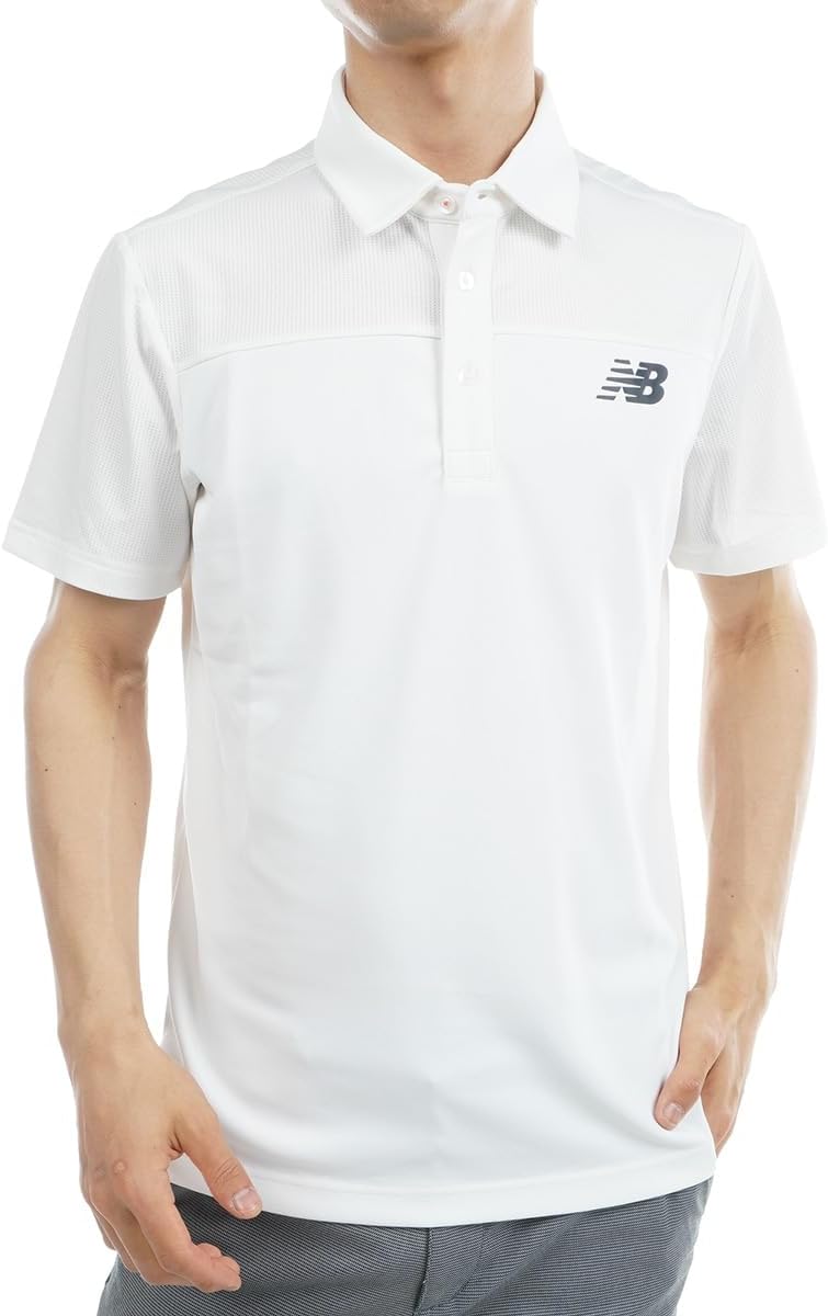Мужская поло-рубашка для гольфа New Balance 012-3168002 с коротким рукавом (впитывает пот, быстро сохнет, защищает от УФ-излучения, эластичная) New Balance Golf, белый
Мужская поло-рубашка для гольфа New Balance 012-3168002 с коротким рукавом (впитывает пот, быстро сохнет, защищает от УФ-излучения, эластичная) New Balance Golf, белый