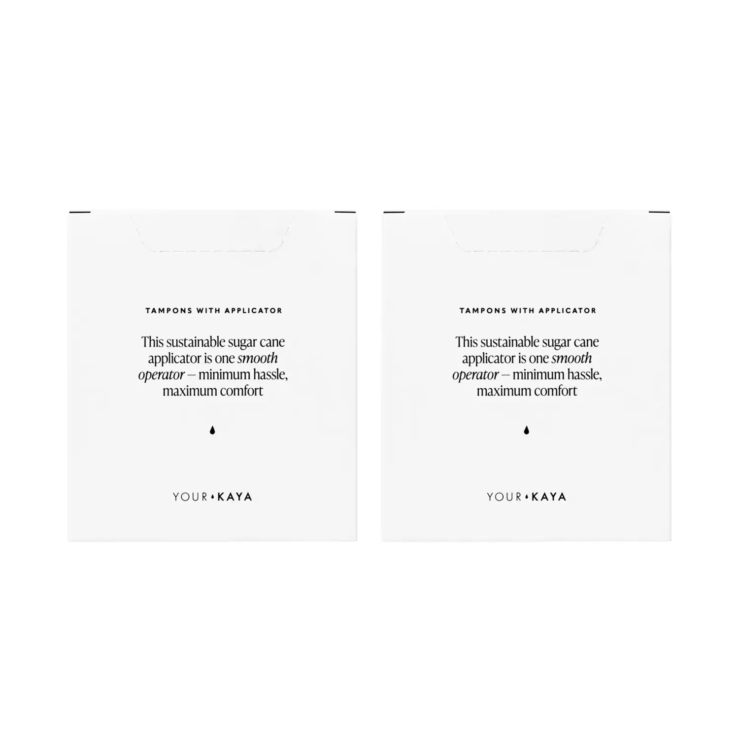 Набор: тампоны с аппликатором Your Kaya, 2х16 шт
Набор: тампоны с аппликатором Your Kaya, 2х16 шт