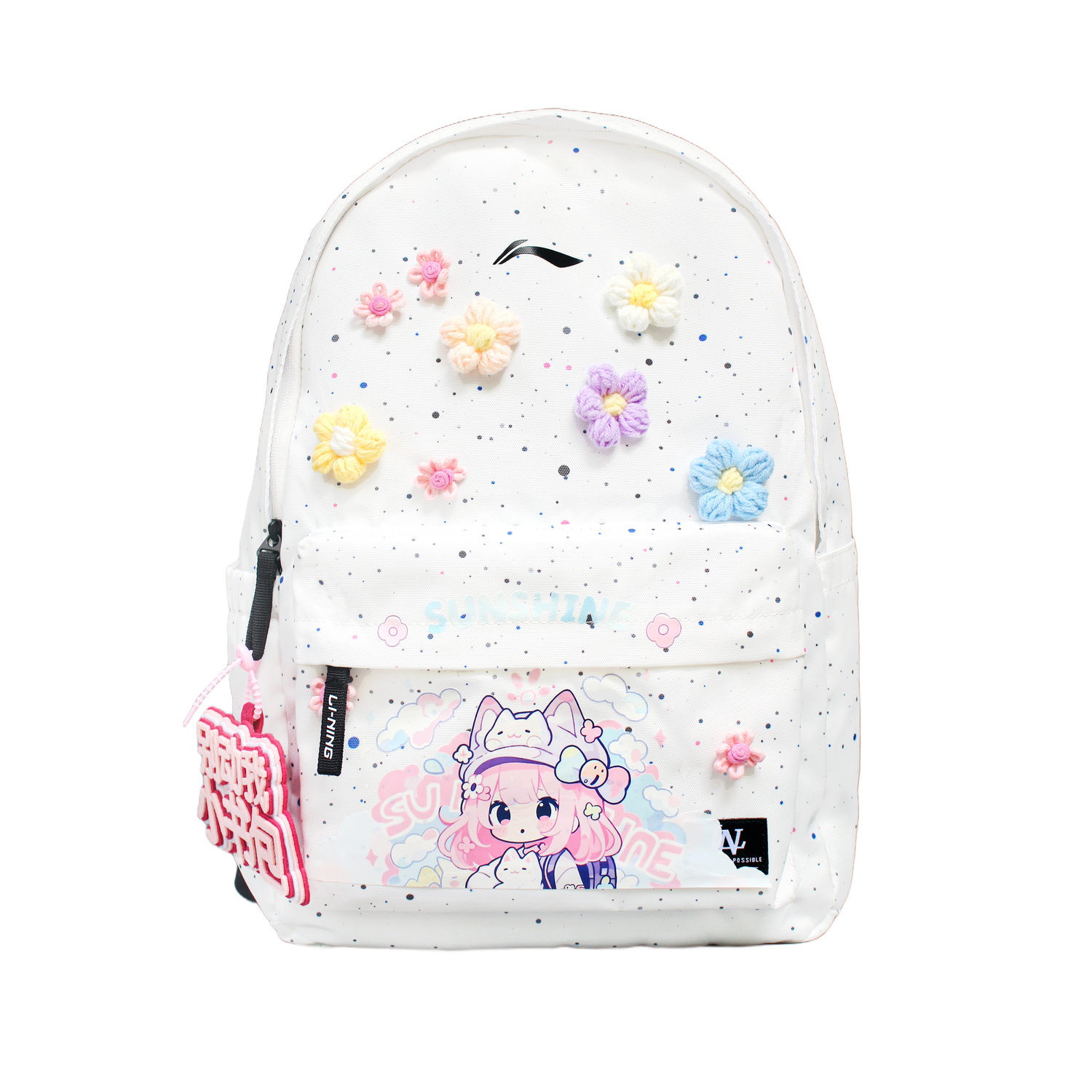 LINING Полиэстеровый рюкзак унисекс Детское дыхание, Baby's Breath
LINING Полиэстеровый рюкзак унисекс Детское дыхание, Baby's Breath