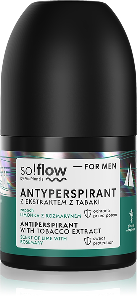 Мужской антиперспирант-ролик для мужчин So!Flow, tobacco extract scent of lime with rosemary 50 мл
Мужской антиперспирант-ролик для мужчин So!Flow, tobacco extract scent of lime with rosemary 50 мл