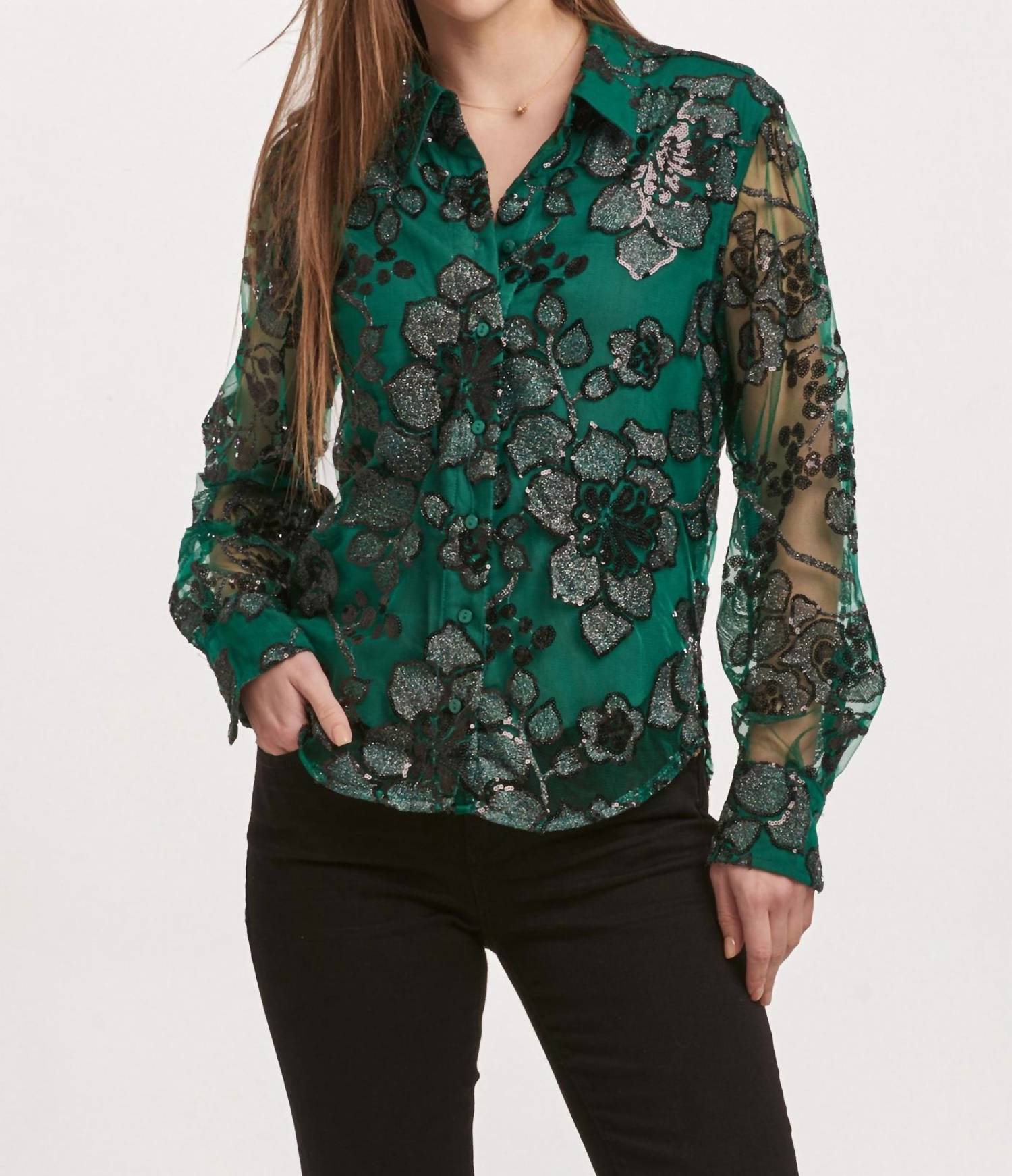 Женская рубашка Gaia с пуговицами в изумрудном саду DEAR JOHN DENIM, изумрудный
Женская рубашка Gaia с пуговицами в изумрудном саду DEAR JOHN DENIM, изумрудный