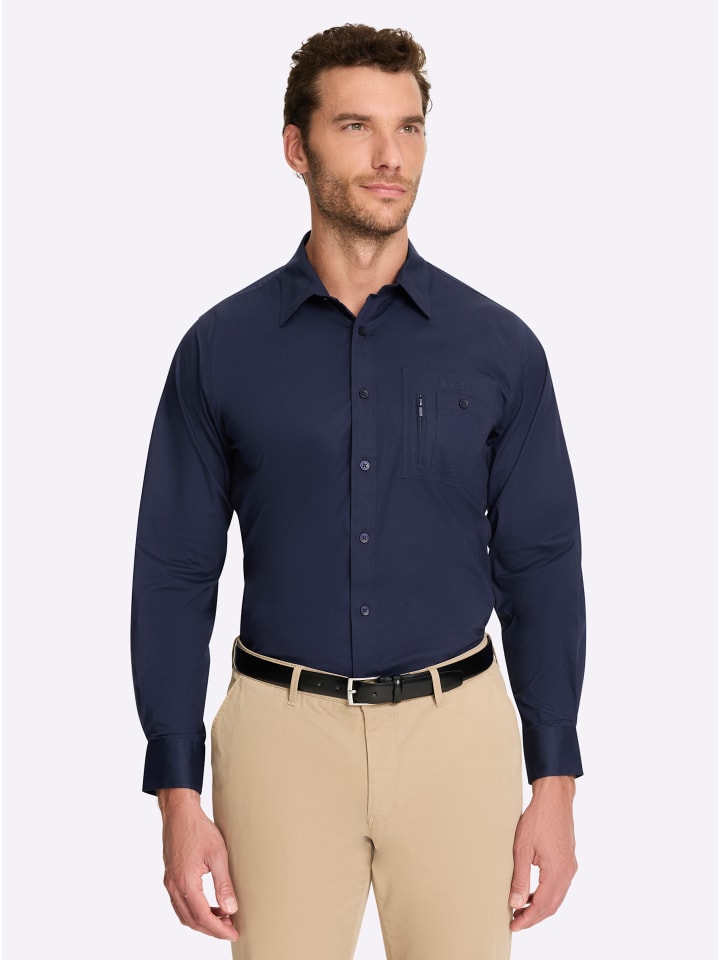 Рубашка с длинными рукавами темно-синего цвета WITT WEIDEN
Рубашка с длинными рукавами темно-синего цвета WITT WEIDEN