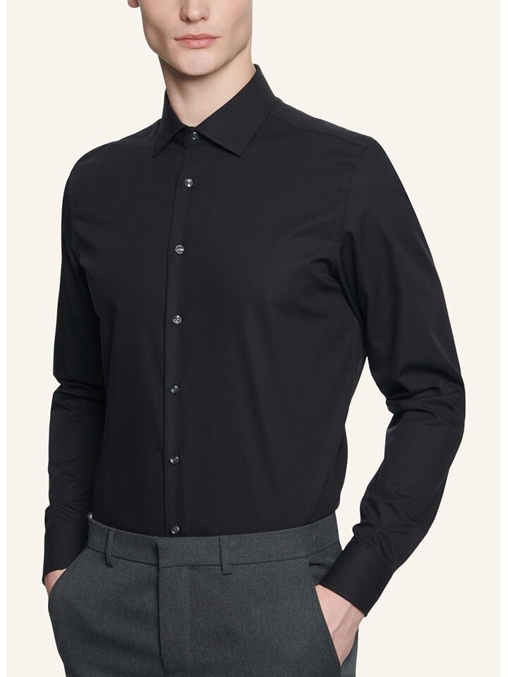 Рубашка Seidensticker X Slim fit, черный
Рубашка Seidensticker X Slim fit, черный