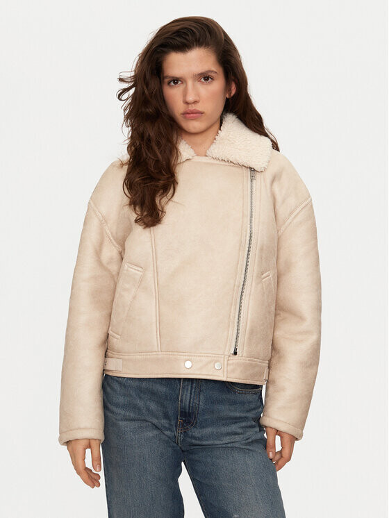 Куртка из искусственной кожи, стандартного кроя Vila, бежевый
Куртка из искусственной кожи, стандартного кроя Vila, бежевый
