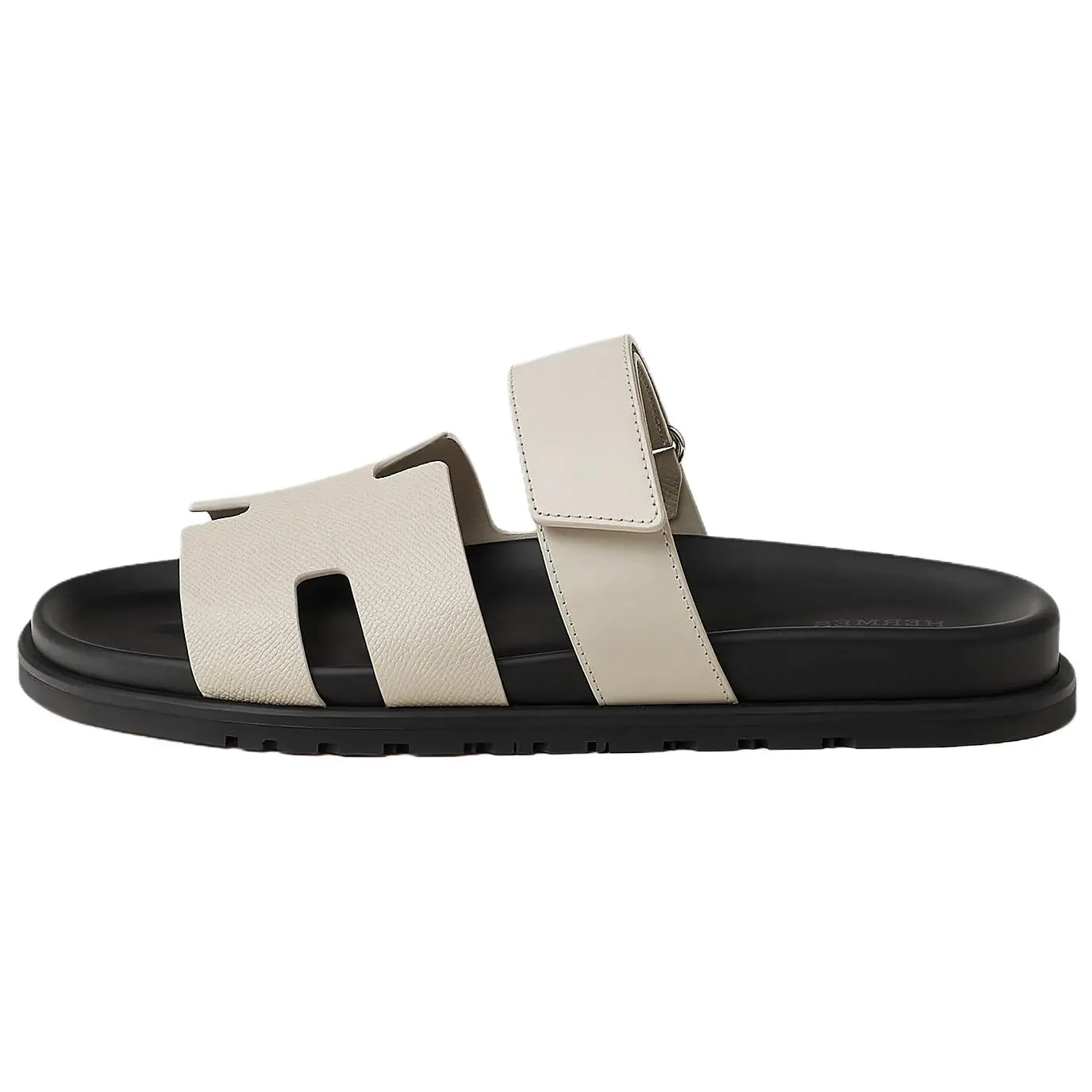 HERMES Тапочки-слайды Chypre, бежевые, мужские
HERMES Тапочки-слайды Chypre, бежевые, мужские