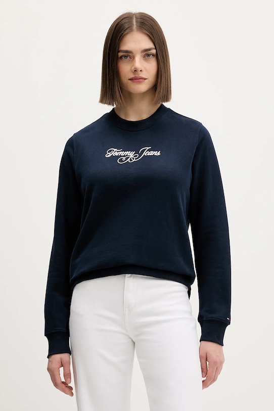 Хлопковая толстовка Tommy Jeans, темно-синий
Хлопковая толстовка Tommy Jeans, темно-синий