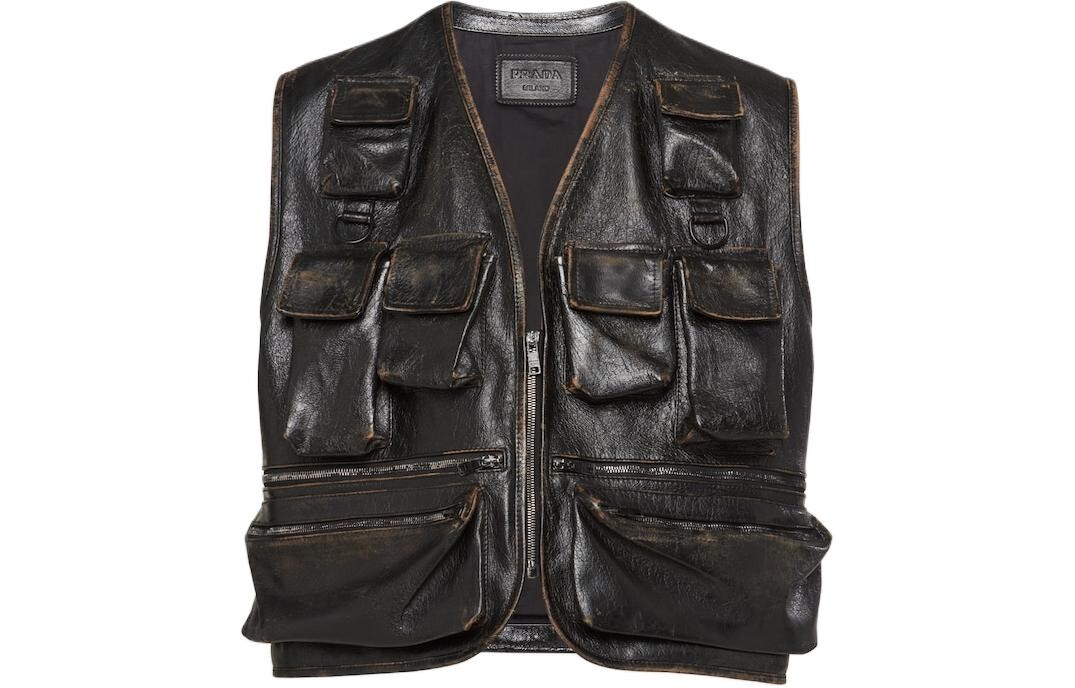 Кожаная куртка мужская черная Prada, черный
Кожаная куртка мужская черная Prada, черный