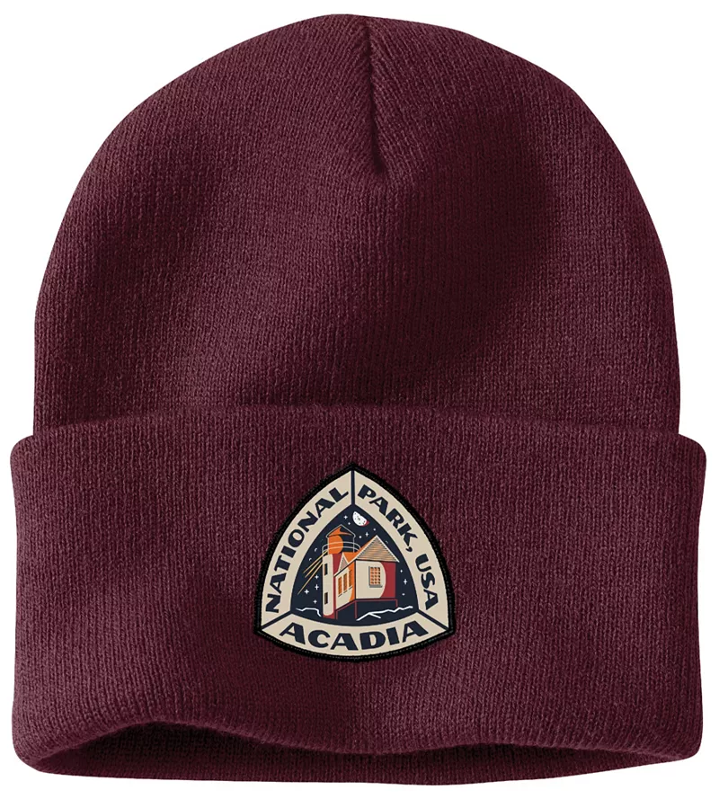 Мужская вязаная шапка Carhartt с манжетами в национальном парке Акадия, цвет Port
Мужская вязаная шапка Carhartt с манжетами в национальном парке Акадия, цвет Port