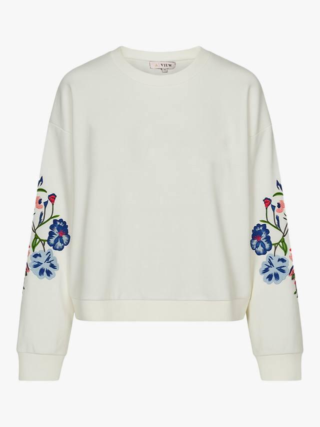 Настоящий цветочный хлопковый свитшот с принтом A-VIEW
Настоящий цветочный хлопковый свитшот с принтом A-VIEW