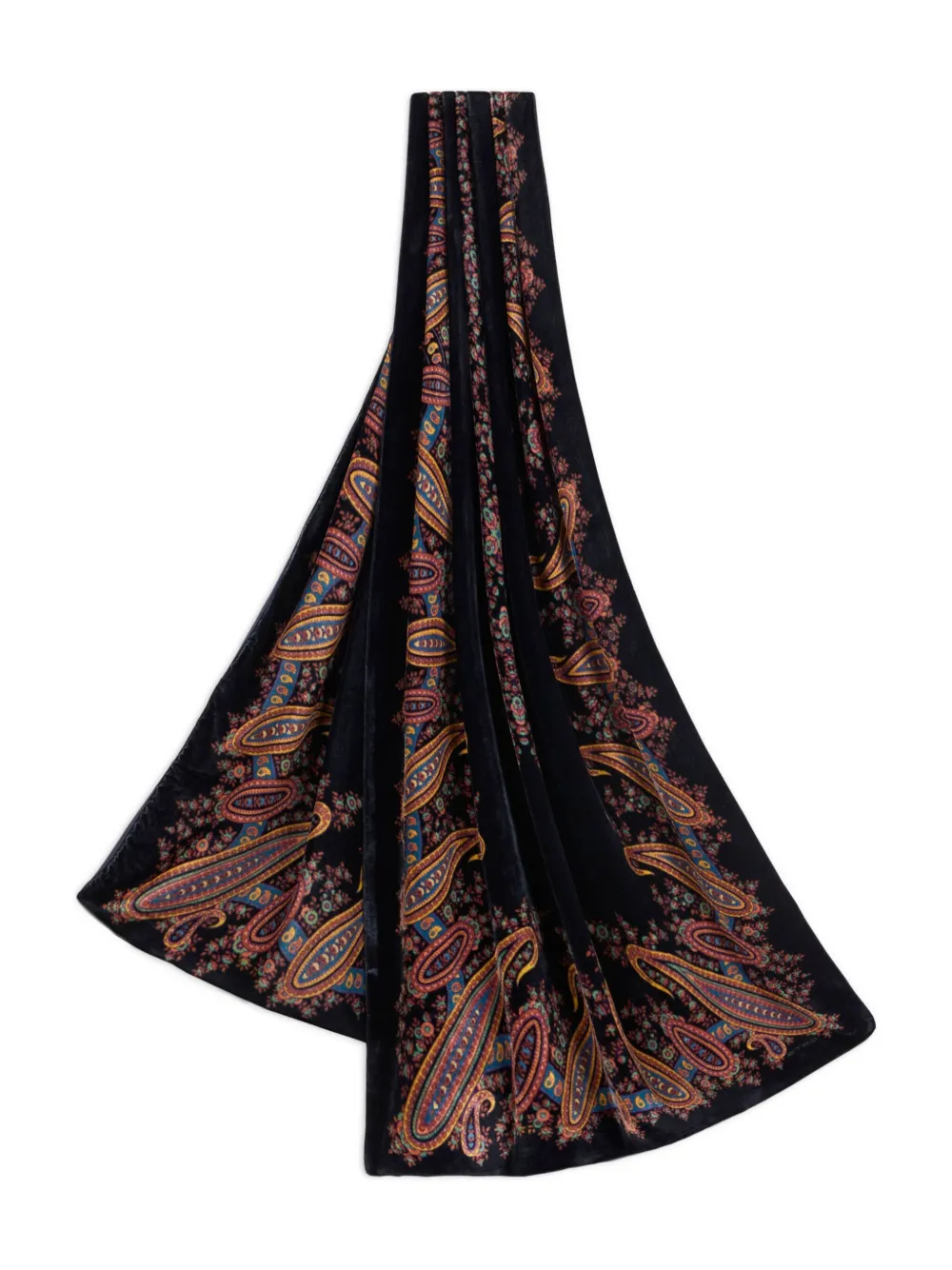 Шарф с принтом пейсли и бахромой ETRO, черный
Шарф с принтом пейсли и бахромой ETRO, черный