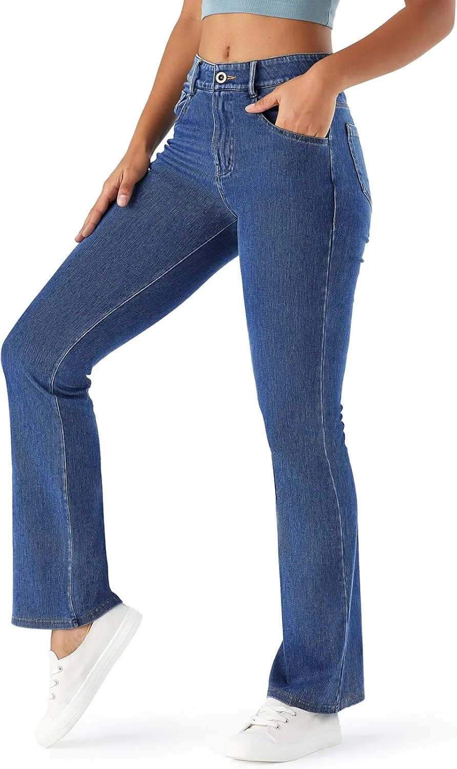 Джинсы High Waisted Bootcut для женщин, облегающие, из мягкой эластичной ткани Fanica
Джинсы High Waisted Bootcut для женщин, облегающие, из мягкой эластичной ткани Fanica