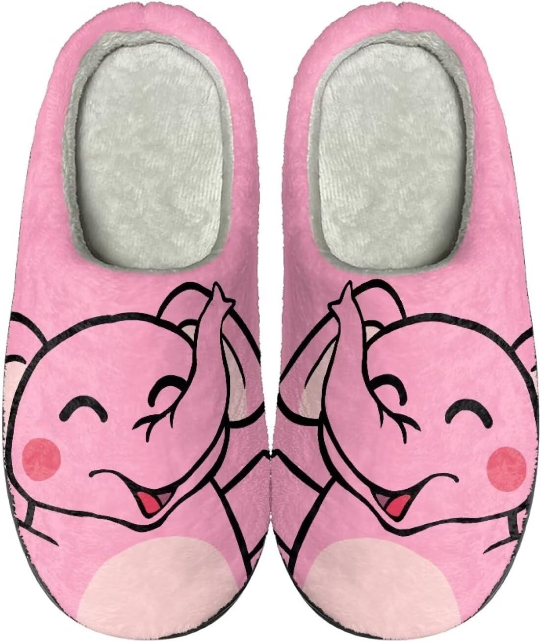 Мультяшные тапочки Howilath из флиса для мужчин и женщин, антискользящие, теплые и дышащие, размеры-2XL, розовый
Мультяшные тапочки Howilath из флиса для мужчин и женщин, антискользящие, теплые и дышащие, размеры-2XL, розовый