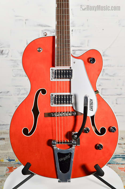 Электрогитара Gretsch G5420T Electromatic Classic Hollow Body Single-Cut w/Bigsby Orange Stain
Электрогитара Gretsch G5420T Electromatic Classic Hollow Body Single-Cut w/Bigsby Orange Stain