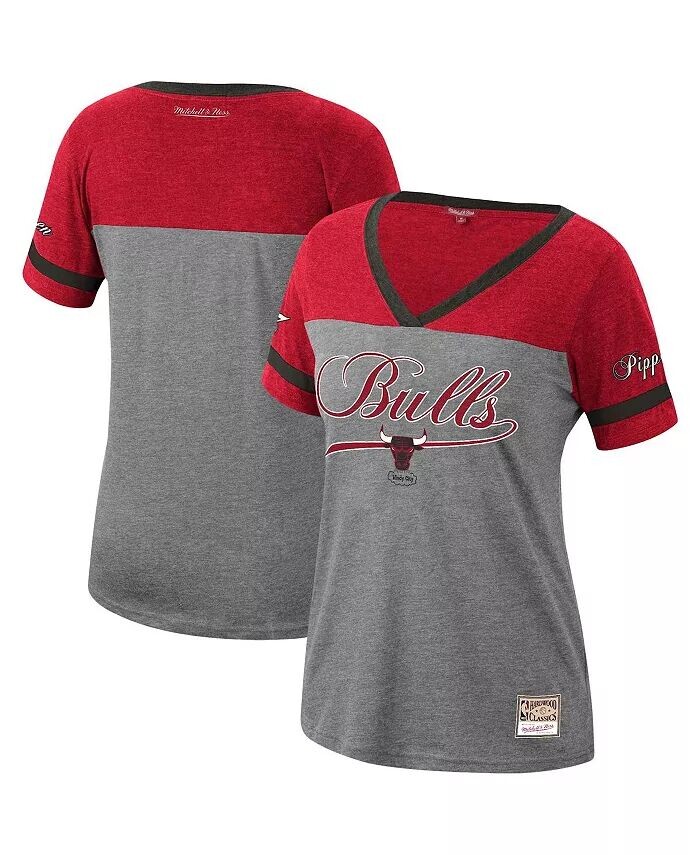 Женская темно-серая футболка Scottie Pippen Chicago Bulls Team Captain с v-образным вырезом Mitchell & Ness
Женская темно-серая футболка Scottie Pippen Chicago Bulls Team Captain с v-образным вырезом Mitchell & Ness