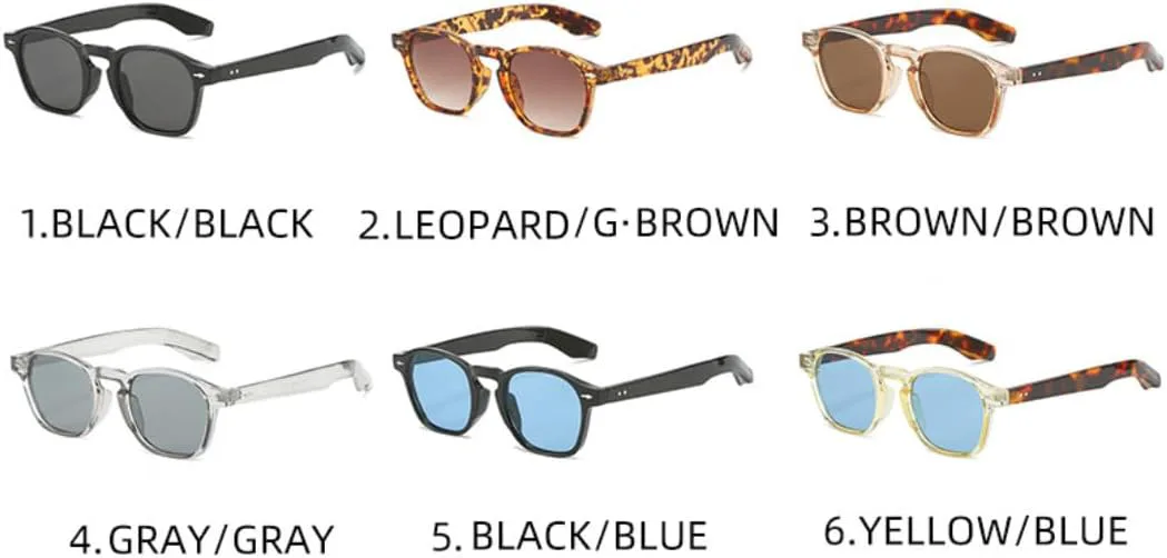 Солнцезащитные очки с защитой UV400 | Синие линзы, заклепки, круглая оправа | Для женщин и мужчин, для занятий спортом на открытом воздухе и вождения DSVIGF, 04
Солнцезащитные очки с защитой UV400 | Синие линзы, заклепки, круглая оправа | Для женщин и мужчин, для занятий спортом на открытом воздухе и вождения DSVIGF, 04