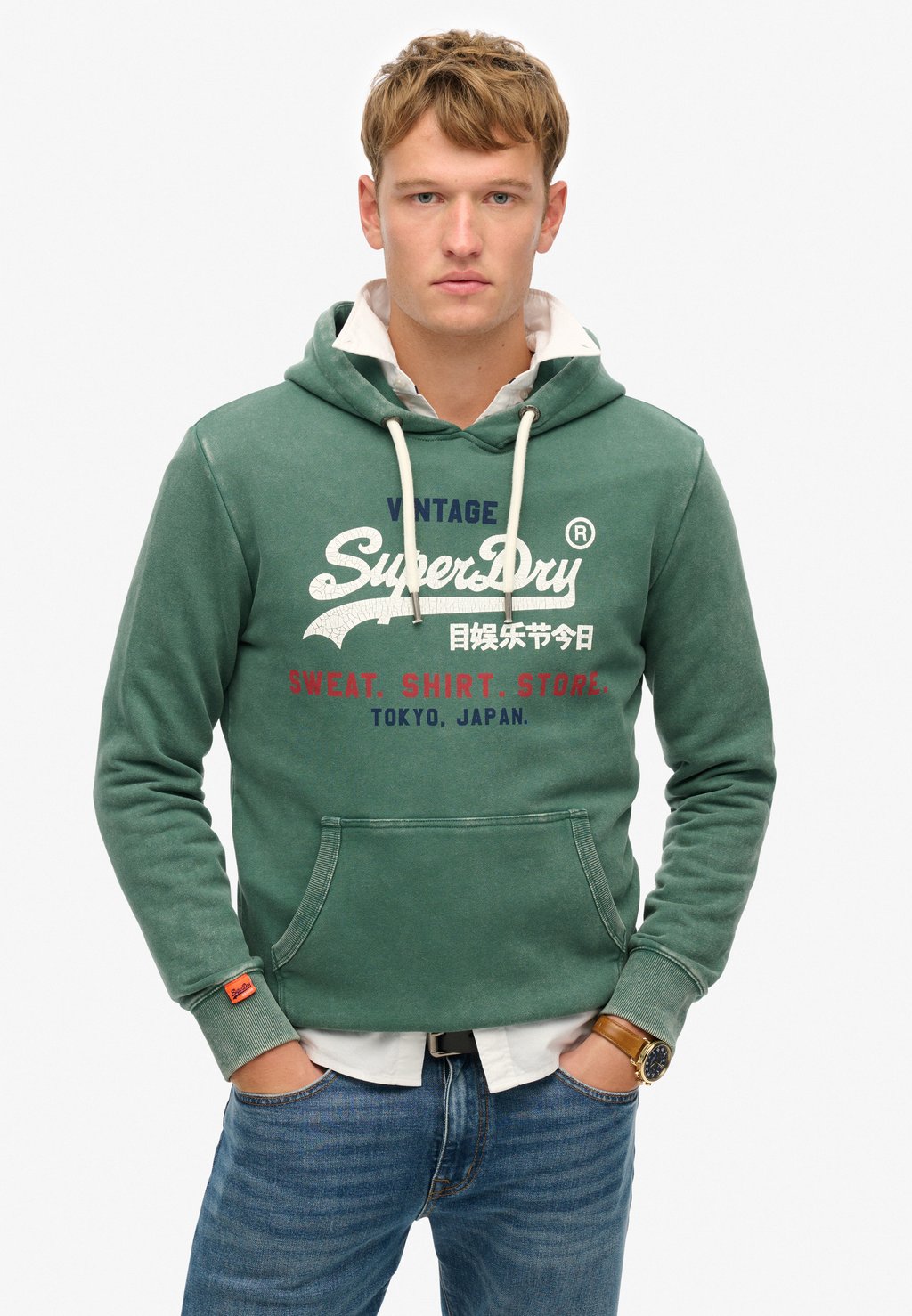 Толстовка VINTAGE LOGO CALI - Hoodie Superdry, зеленый
Толстовка VINTAGE LOGO CALI - Hoodie Superdry, зеленый