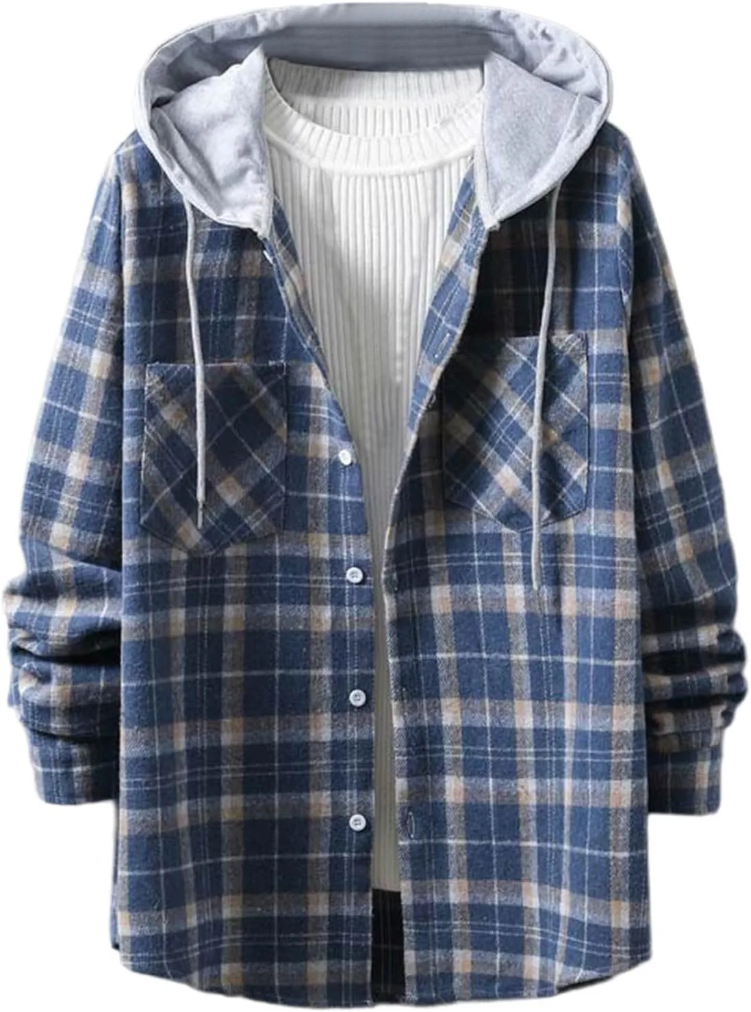 Мужской оверсайз худи на пуговицах с длинным рукавом
Мужской оверсайз худи на пуговицах с длинным рукавом