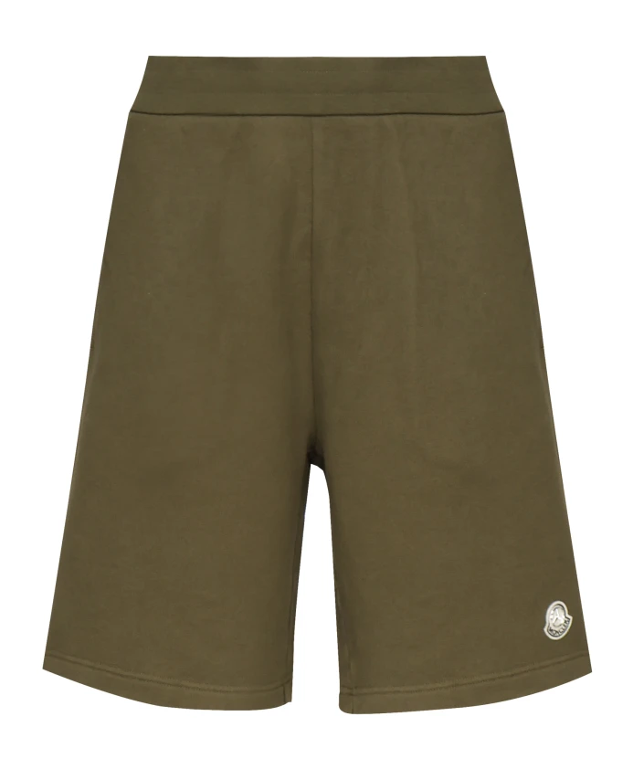 Черные хлопковые шорты на шнуровке и молнии Moncler, зеленый
Черные хлопковые шорты на шнуровке и молнии Moncler, зеленый