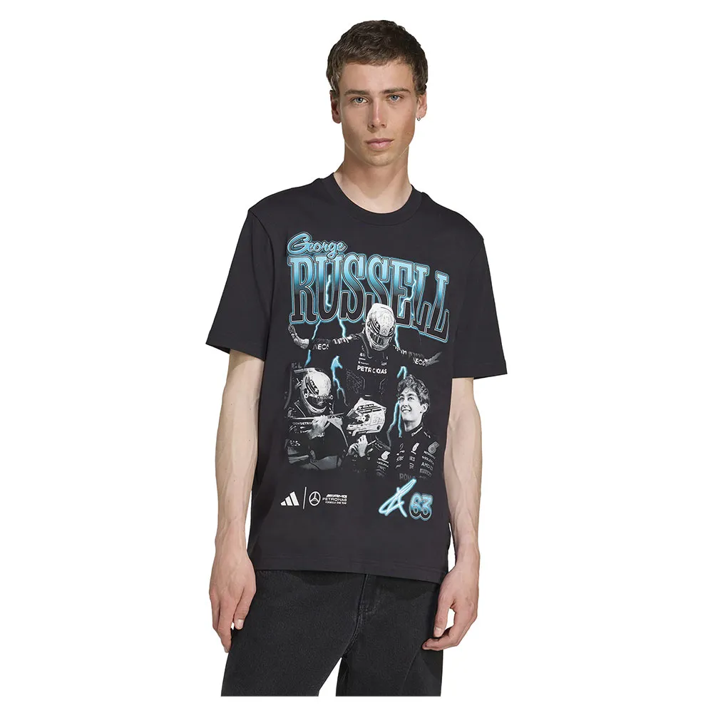 Футболка с коротким рукавом adidas Mercedes-AMG Petronas Formula One Team George Russell Graphic, черный
Футболка с коротким рукавом adidas Mercedes-AMG Petronas Formula One Team George Russell Graphic, черный