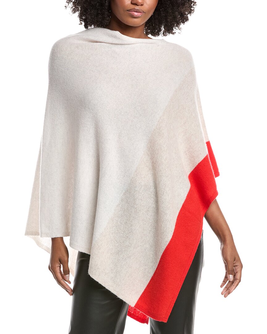 Кашемировое пончо Forte Cashmere с цветовыми блоками, белый
Кашемировое пончо Forte Cashmere с цветовыми блоками, белый