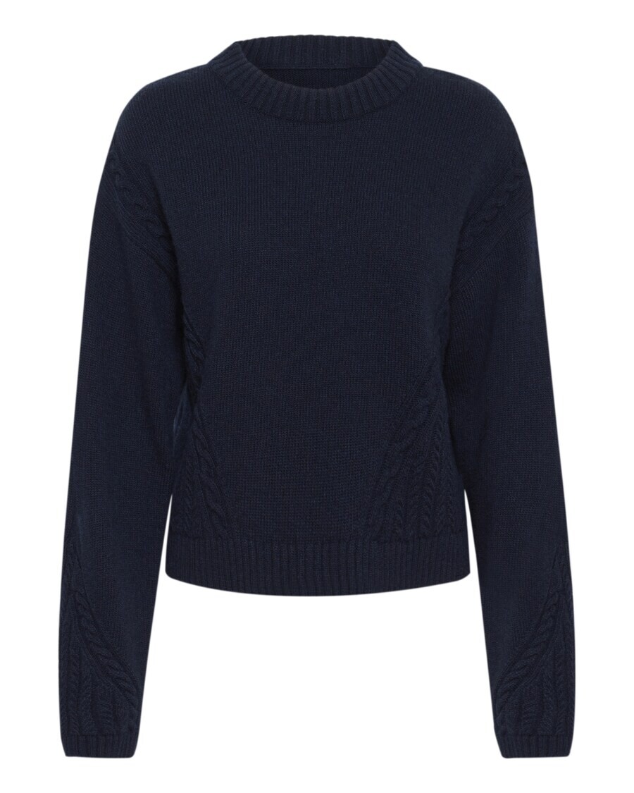 Тонкий вязаный свитер Part Two Sweater Merika, темно-синий
Тонкий вязаный свитер Part Two Sweater Merika, темно-синий