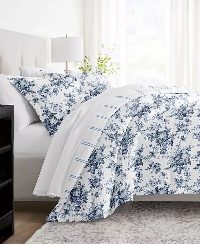 Комплект одеял из 3 предметов в полоску Cabbage Rose Stripe, полный/королевский размер Ienjoy Home, серый
Комплект одеял из 3 предметов в полоску Cabbage Rose Stripe, полный/королевский размер Ienjoy Home, серый