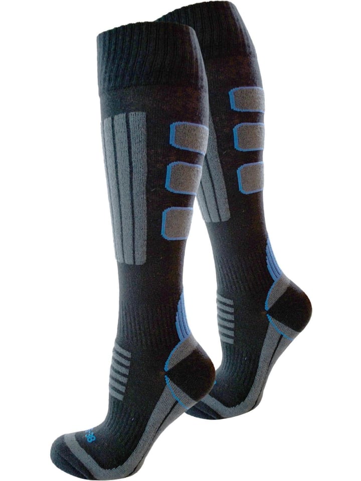 Normani 2 пары лыжных носков Coolmax до колена, черно-серо-синего цвета
Normani 2 пары лыжных носков Coolmax до колена, черно-серо-синего цвета