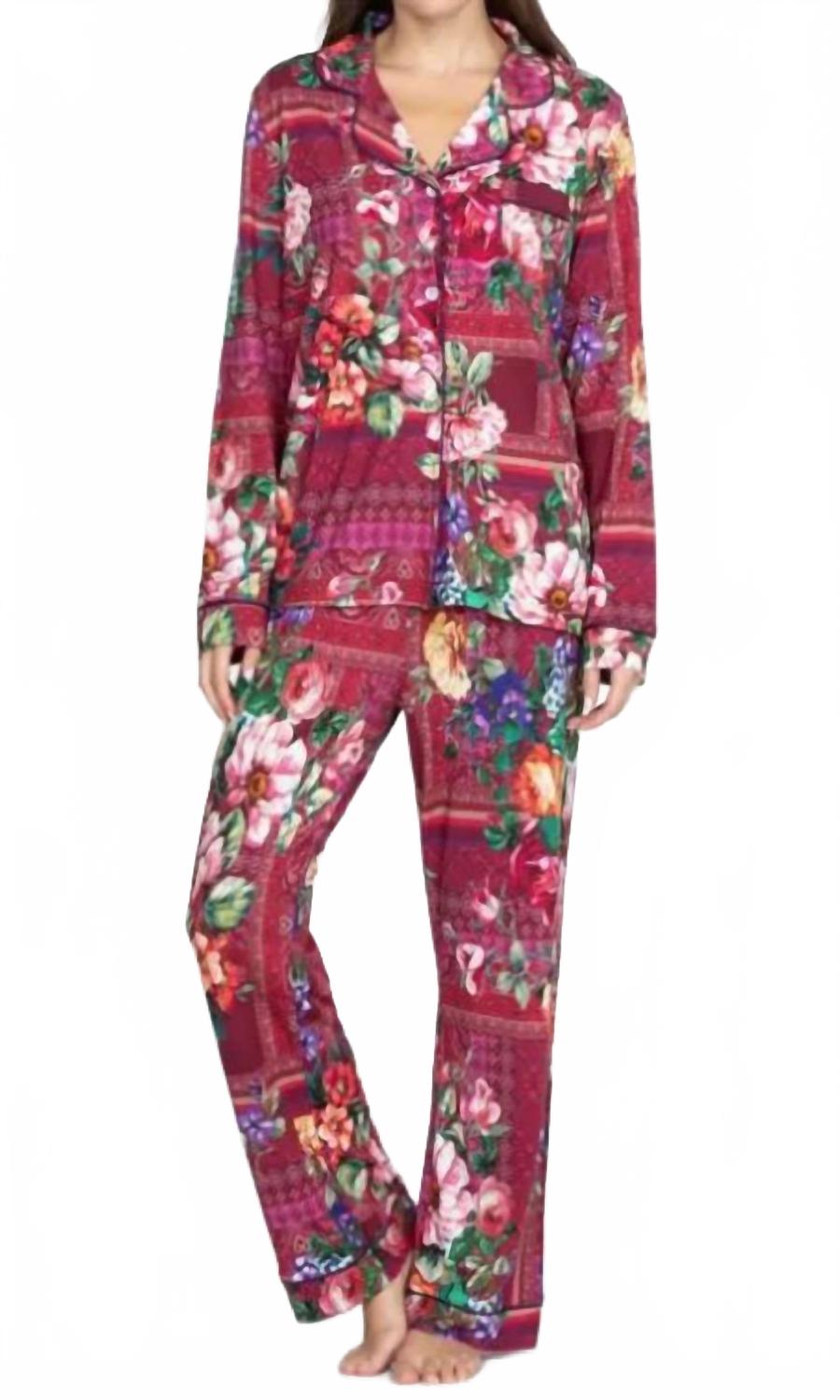 Пижамный комплект Bethia в ткани Mti Johnny Was, Mti 
Пижамный комплект Bethia в ткани Mti Johnny Was, Mti