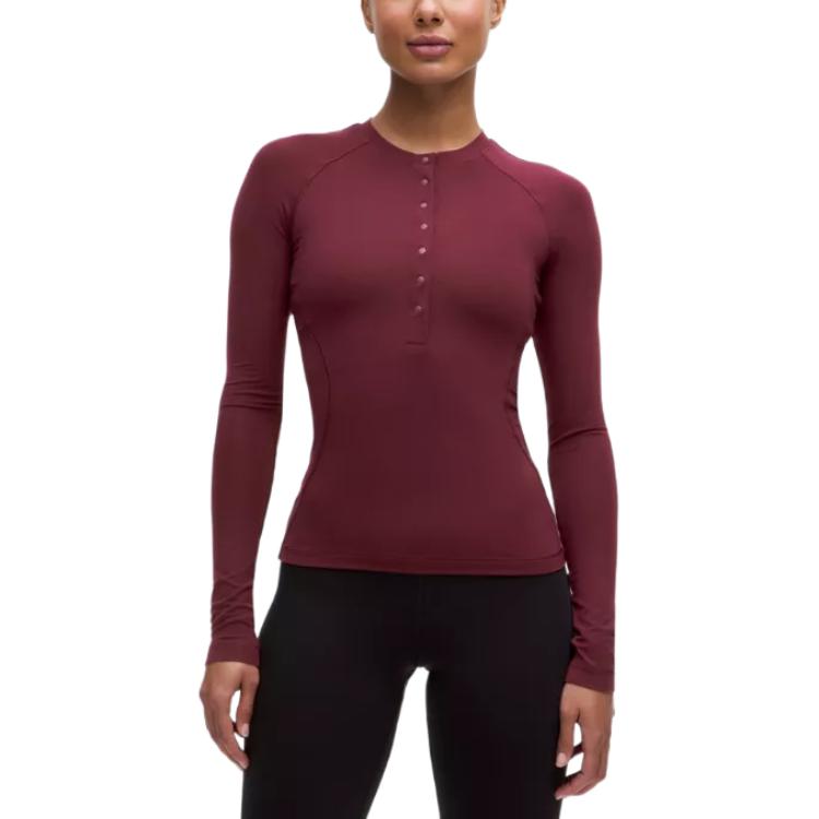 Женские майки с длинными рукавами Lululemon, garnet
Женские майки с длинными рукавами Lululemon, garnet