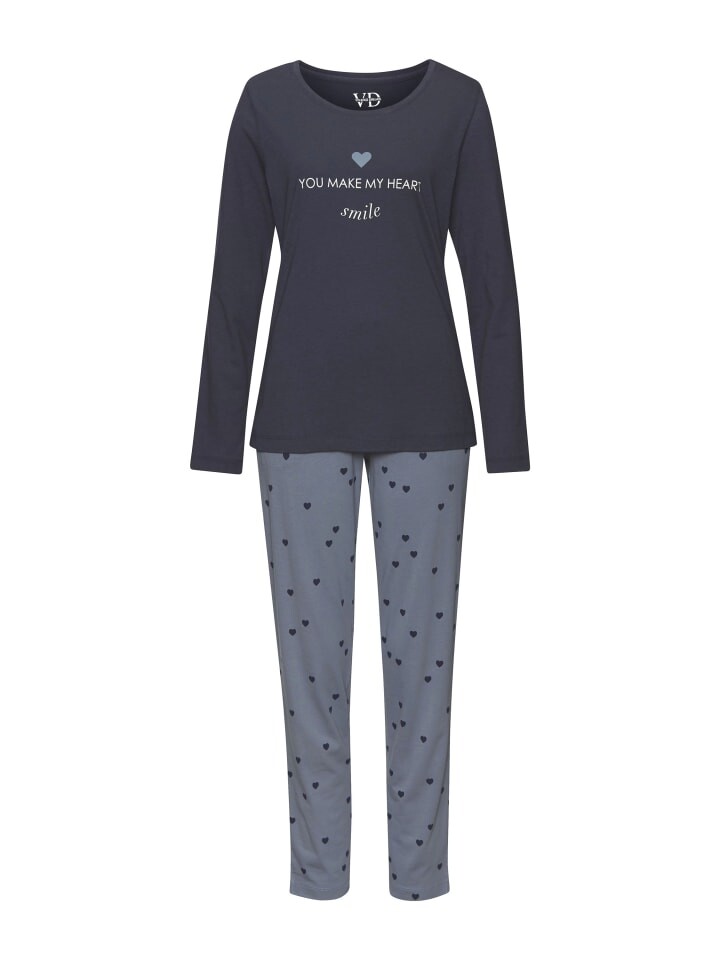 Пижама VIVANCE DREAMS, цвет graublau gemustert
Пижама VIVANCE DREAMS, цвет graublau gemustert