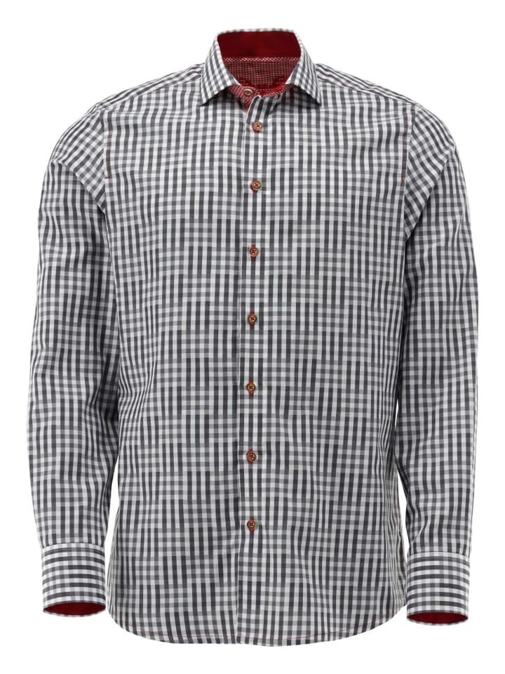 Традиционная рубашка Зуфир средне-серого цвета OS-Trachten
Традиционная рубашка Зуфир средне-серого цвета OS-Trachten